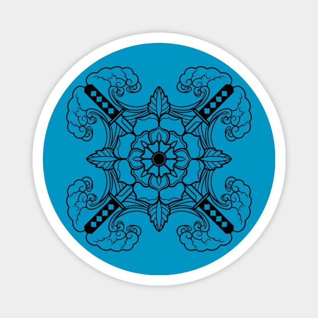 Kitana Mandala Magnet by stuffofkings